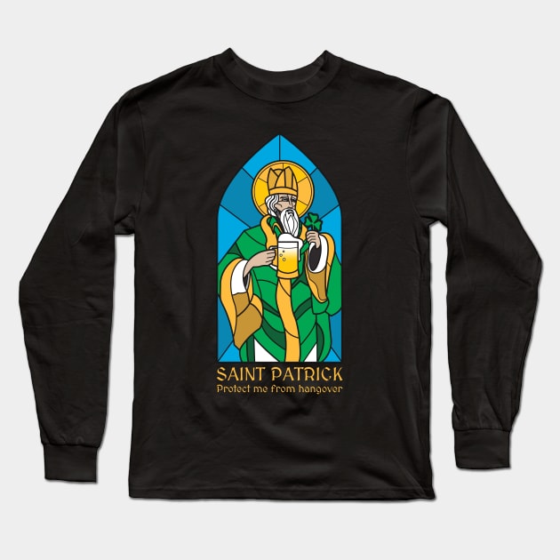 Saint Patrick Church Long Sleeve T-Shirt by ShirtBricks